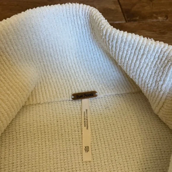 Free People Ottoman Tunic Sweater in Ecru (White), Size XS - Picture 11 of 16